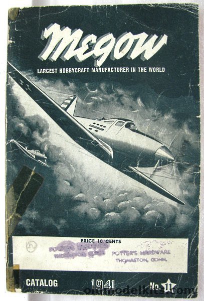 Megow 1941 Megow Catalog Number 11 1941 - 128 Pages plastic model kit